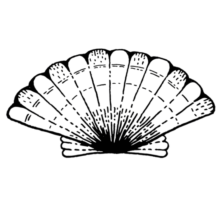 Kuorikuvioinen aksentti luonto vinyylimatto - Tenstickers