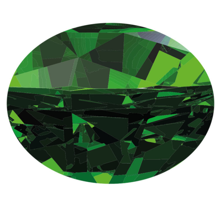 Smaragdikivi vinyylimatto kivinen - Tenstickers