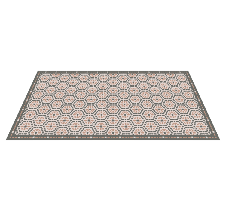 Goottilaiset portugalilaiset laatat vinyylimatto keittiöön - Tenstickers