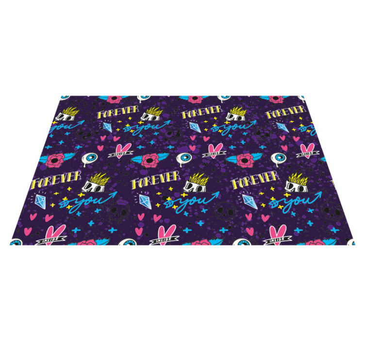 Ikuisesti suunnittelemasi vinyylimatto - Tenstickers