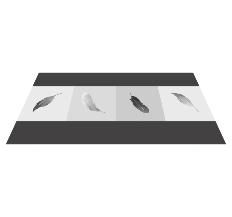 Höyhen minimalismi eläin vinyylimatto - Tenstickers