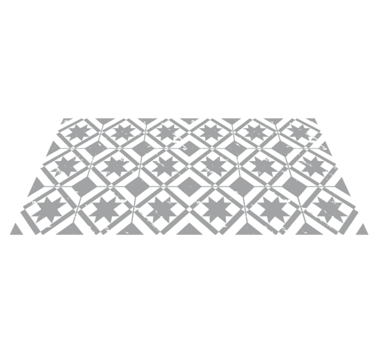 Harmaat pantone-laatat vinyylimatto kylpyhuoneeseen - Tenstickers