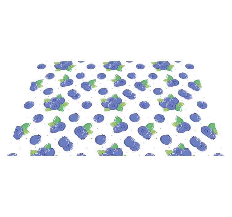 Tuoreiden marjojen kuviot kukka vinyylimatto - Tenstickers