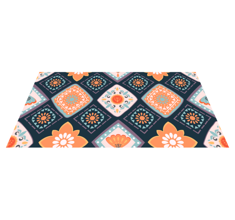 Abstraktit minilaatat vinyylimatto kylpyhuoneeseen - Tenstickers