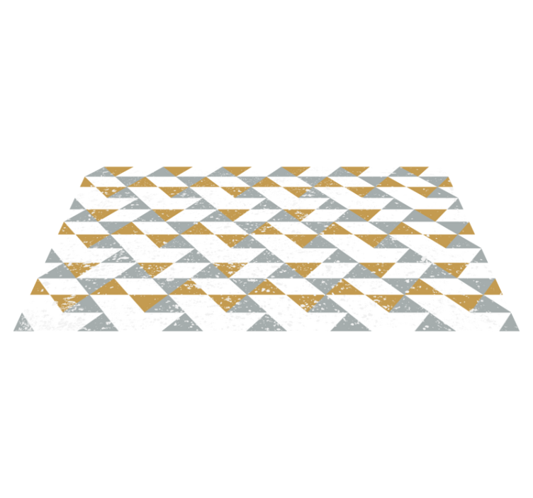 Diagonaalinen kolmiokuvio geometrinen vinyylimatto - Tenstickers