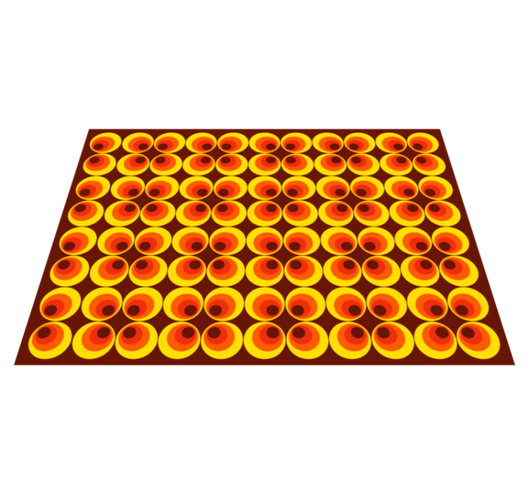 Eloisia pyöreitä kuvioita tekstuuri vinyylimatto - Tenstickers