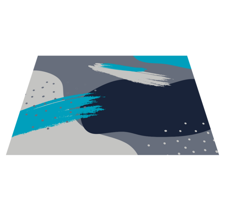 Abstrakti roiskekuvio moderni vinyylimatto - Tenstickers