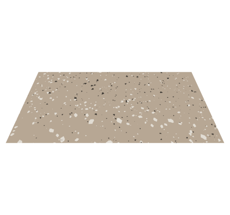 Beige terrazzo rakenne Tekstuuri vinyylimatto - Tenstickers
