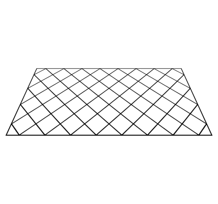 Mustavalkoiset neliöt pohjoismainen vinyyli matto skandinaavinen  - Tenstickers