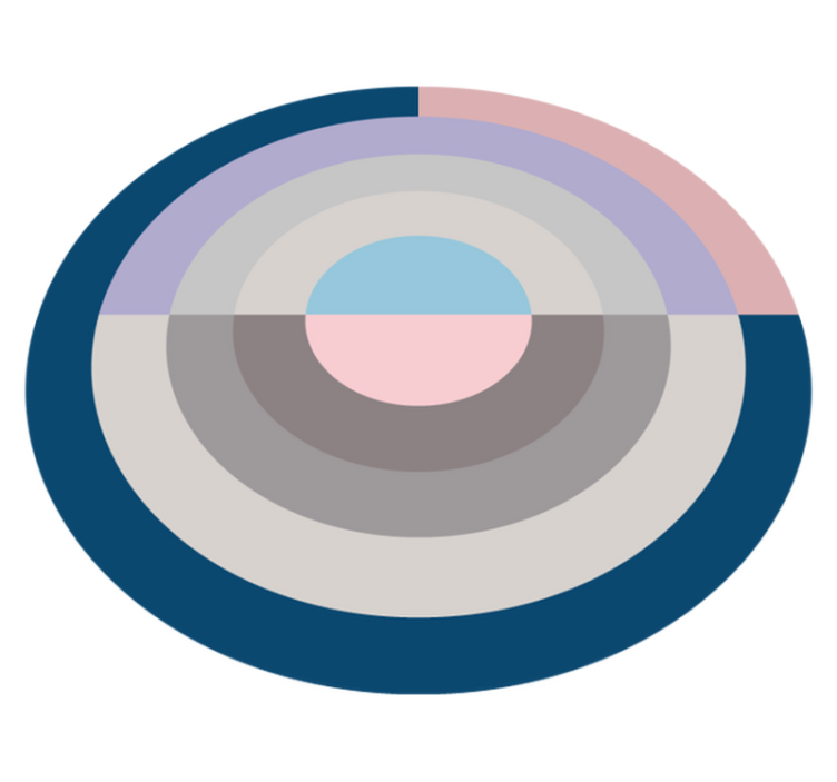 Sininen pohjoismainen tikkataulu skandinaavinen vinyylimatto - Tenstickers