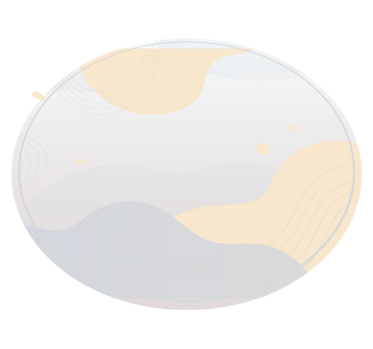 Lempeät aaltokuviot minimalistinen vinyylimatto - Tenstickers