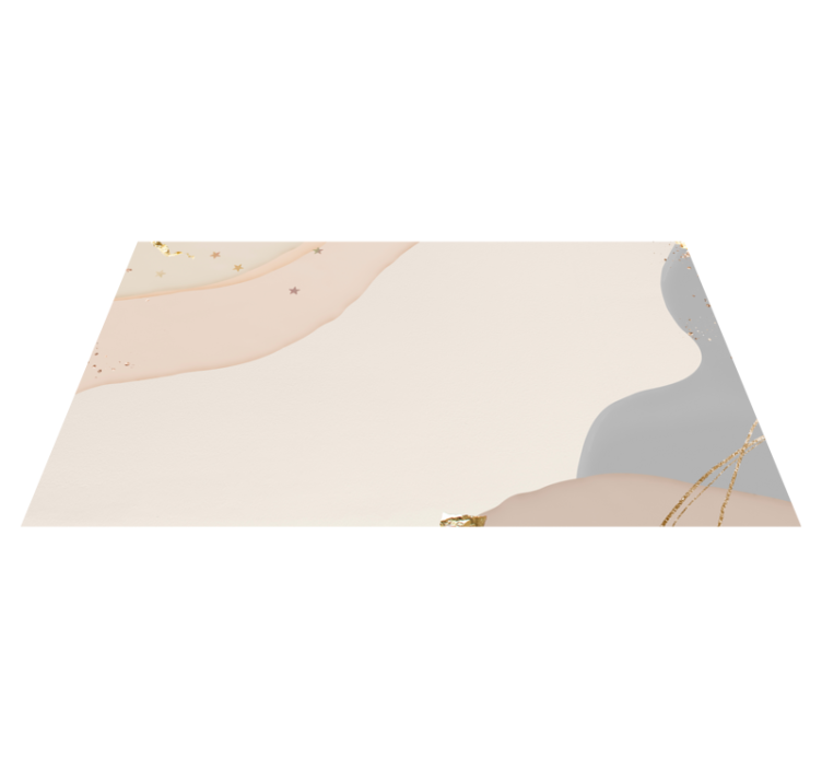 Abstraktit pehmeät aallot minimalistinen vinyylimatto - Tenstickers