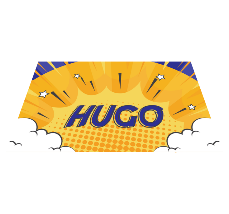 Räätälöity sankarimainen auringonsäde vinyylimatto - Tenstickers