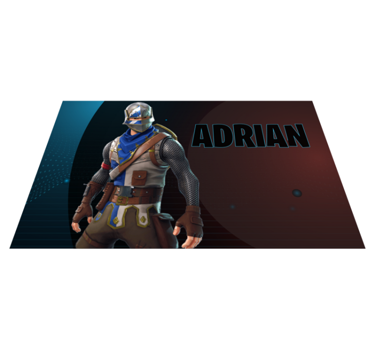 Sankarillinen pelihahmo teinin vinyylimatto - Tenstickers