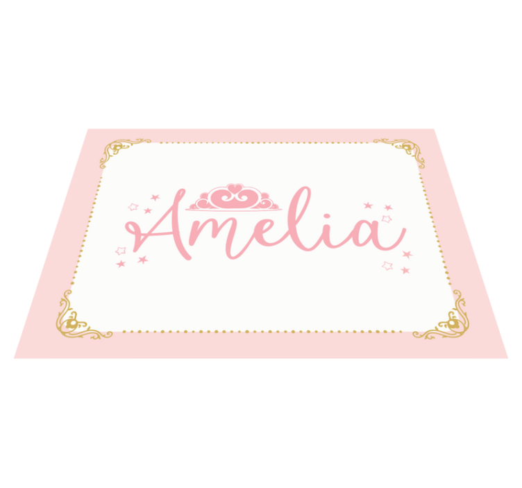 Mukautettu kruunattu muotoilu vinyylimatto - Tenstickers