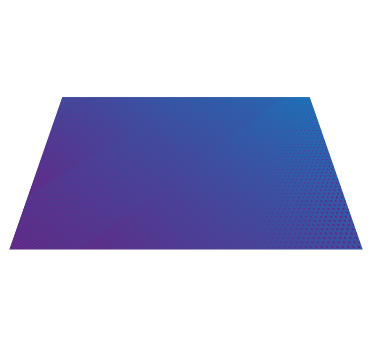 Gradientti sininen kuvio moderni vinyylimatto - Tenstickers