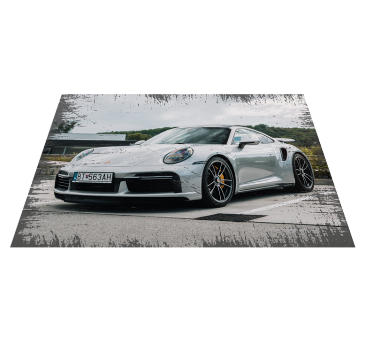 Moderni porsche 911 vinyylimatto retro - Tenstickers