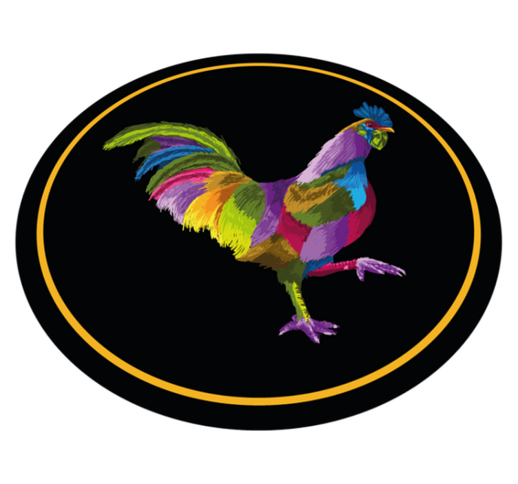 Tipu monivärinen latinalainen rakastaja eläin vinyylimatto - Tenstickers