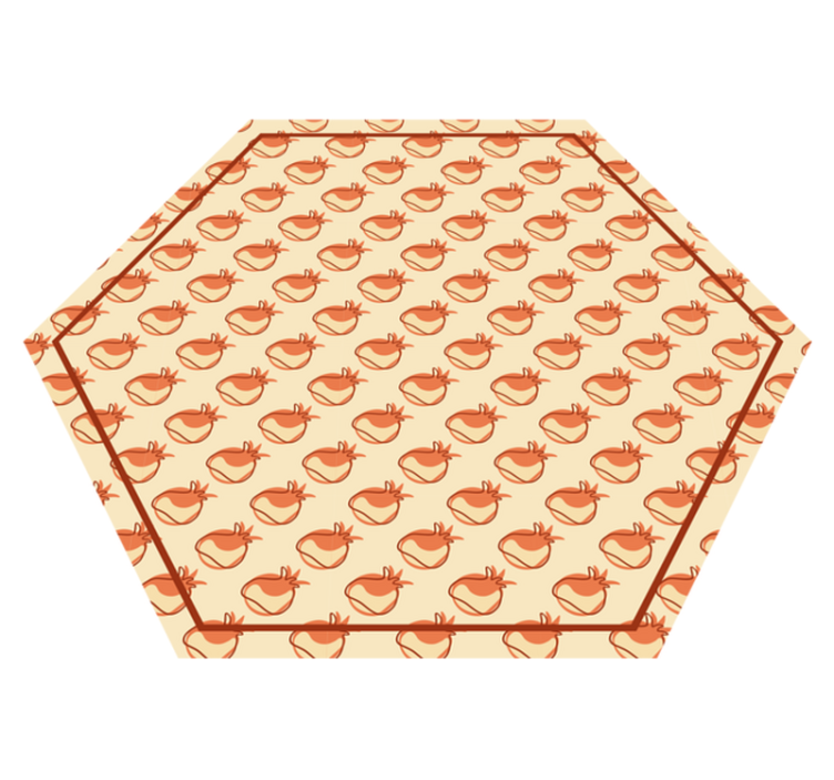 Viehättäviä lintukuvioita keittiön vinyylimatto - Tenstickers