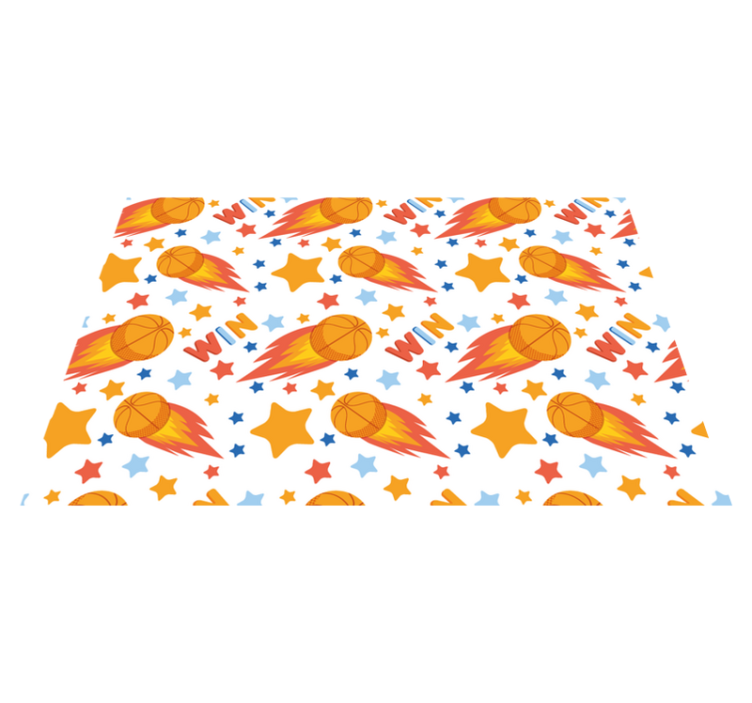 Urheilullinen tähtien muotoilu peli vinyylimatto - Tenstickers