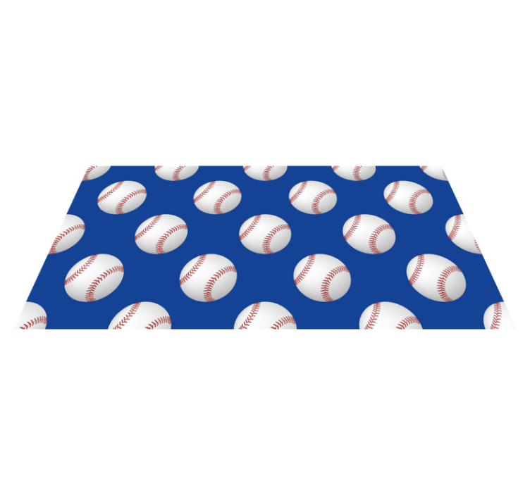 Baseball-aihe peli vinyylimatto - Tenstickers