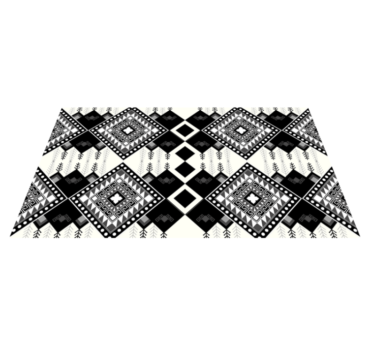 Yksivärinen motiivi etninen vinyylimatto - Tenstickers