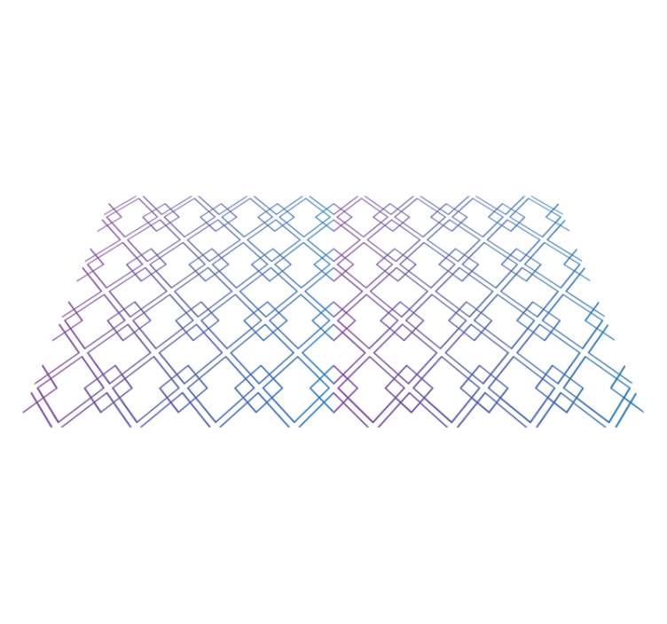 Timantteja ja viivoja geometrinen vinyylimatto - Tenstickers