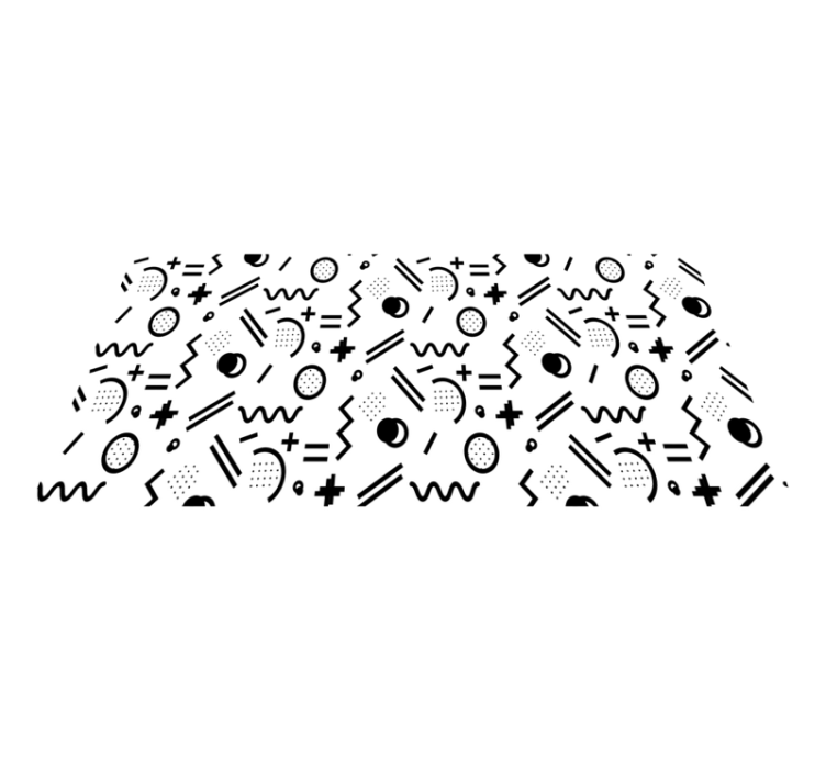 Dynaaminen kuvioiden leikki vinyylimatto - Tenstickers