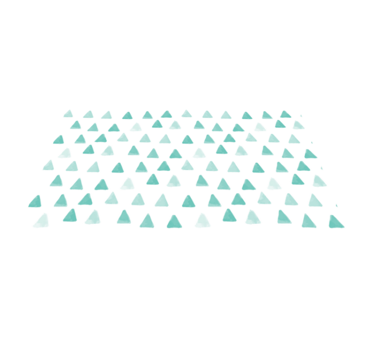 Kolmiomaiset kuviot geometrinen vinyylimatto - Tenstickers