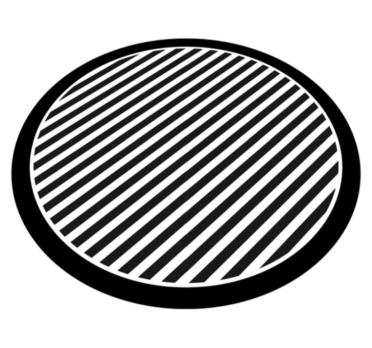 Yksiväriset raidat vinyylimatto - Tenstickers