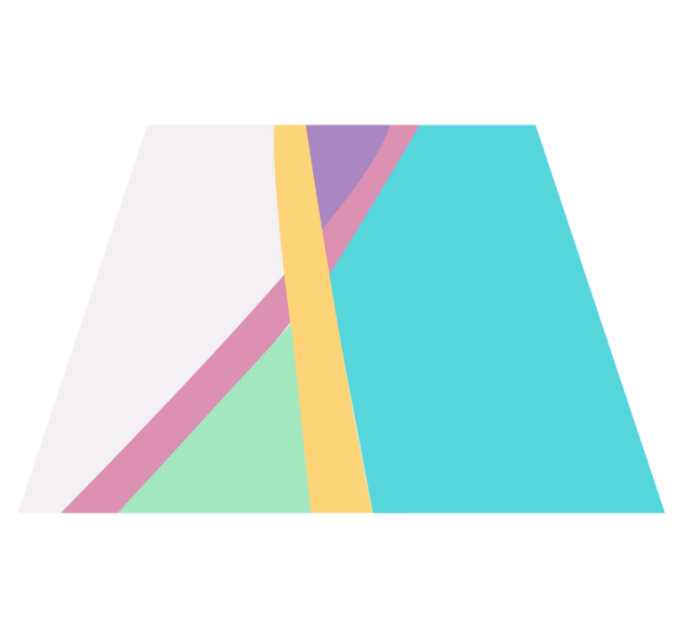 Värikkäät abstraktit kerrokset moderni vinyylimatto - Tenstickers