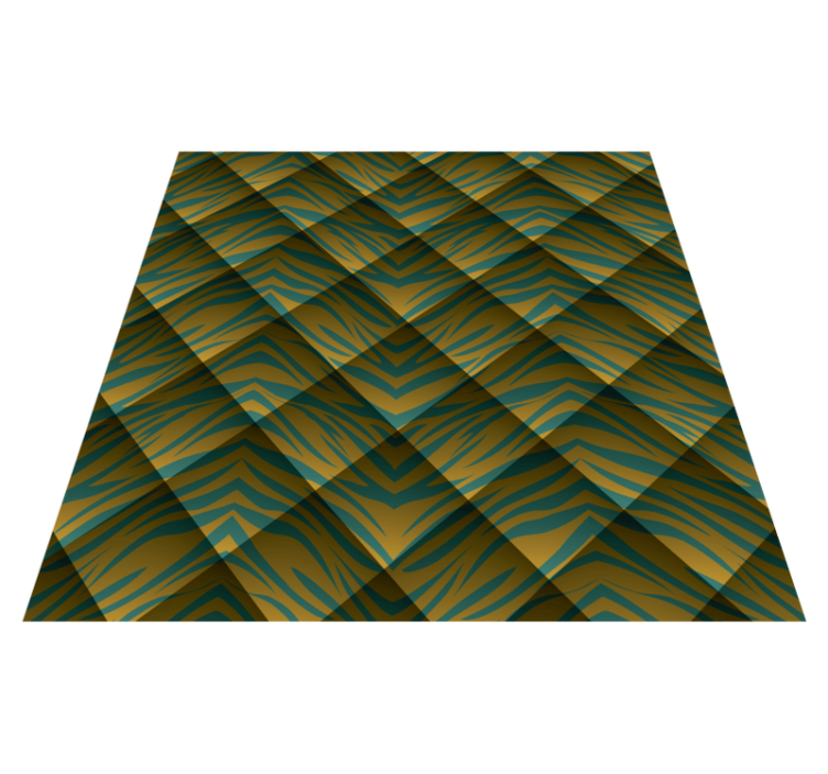 Zebra-kuvio yhdistelmäeläinvinyylimatto - Tenstickers