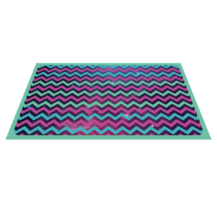 Zigzagkuvioinen geometrinen vinyylimatto - Tenstickers
