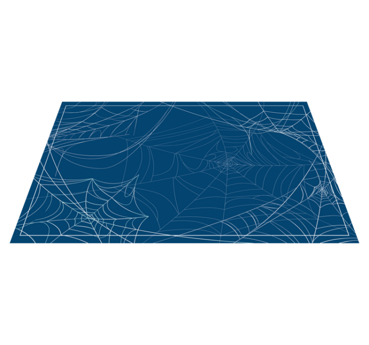 Hämähäkinverkkojen kuvio Halloween vinyylimatto - Tenstickers