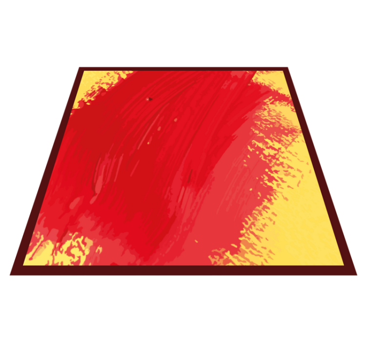 Eloisa väriroiske moderni vinyylimatto - Tenstickers