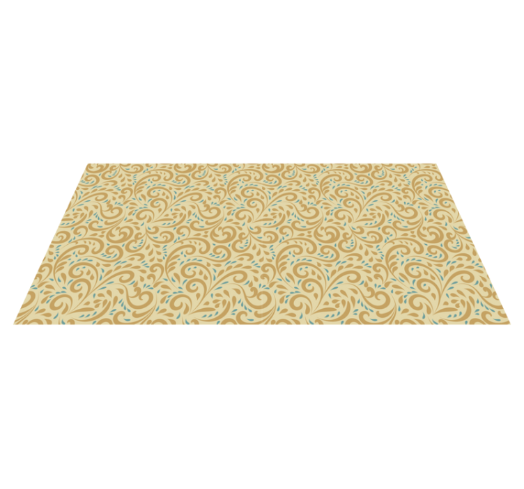 Kasvikuvioinen pyörre-elementti vinyylimatto - Tenstickers