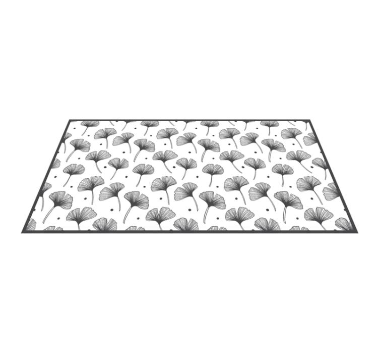 Ginkgo-lehden inspiraatio luonto vinyylimatto - Tenstickers