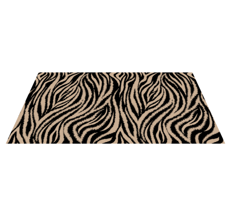 Zebra raidallinen vinyylimatto - Tenstickers