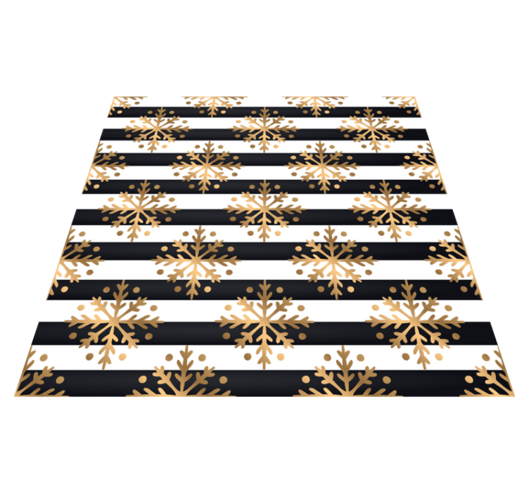 Elegantti lumihiutalekuvio jouluinen vinyylimatto - Tenstickers