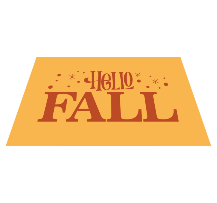 Tervetuloa syksyn tunnelmiin lauseke vinyylimatto - Tenstickers