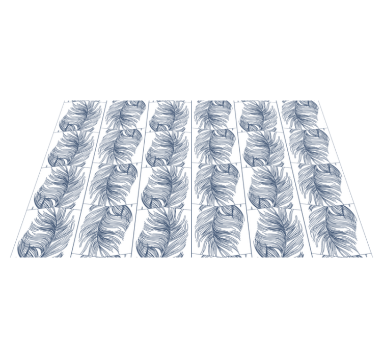 Siro lehtiä luonto vinyylimatto - Tenstickers