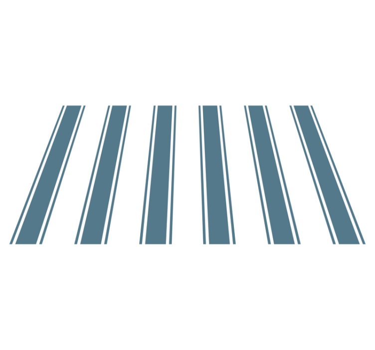 Nykyaikainen kuvio raidallinen vinyylimatto - Tenstickers