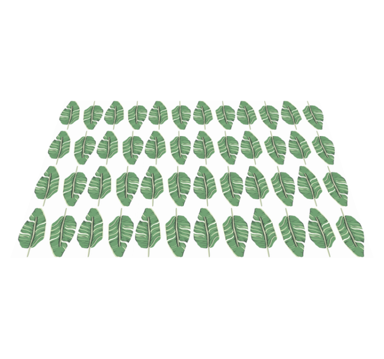 Ylellinen lehtiaihe luonto vinyylimatto - Tenstickers