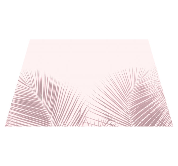 Elegantti palmukuvasto kukka vinyylimatto - Tenstickers