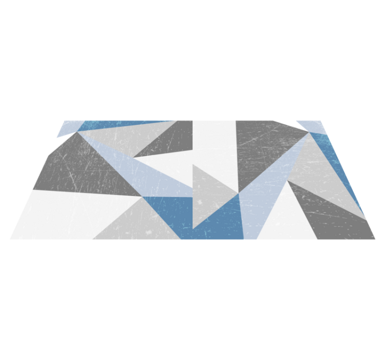 Geometrinen marmorikuvio vinyylimatto geometrinen - Tenstickers