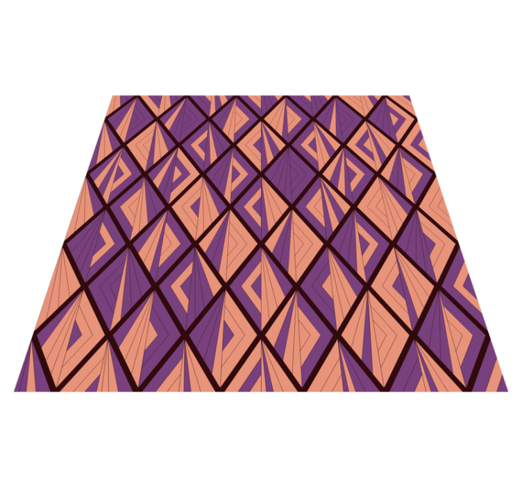 Geometrisen kuvion harmonia vinyylimatto geometrinen - Tenstickers