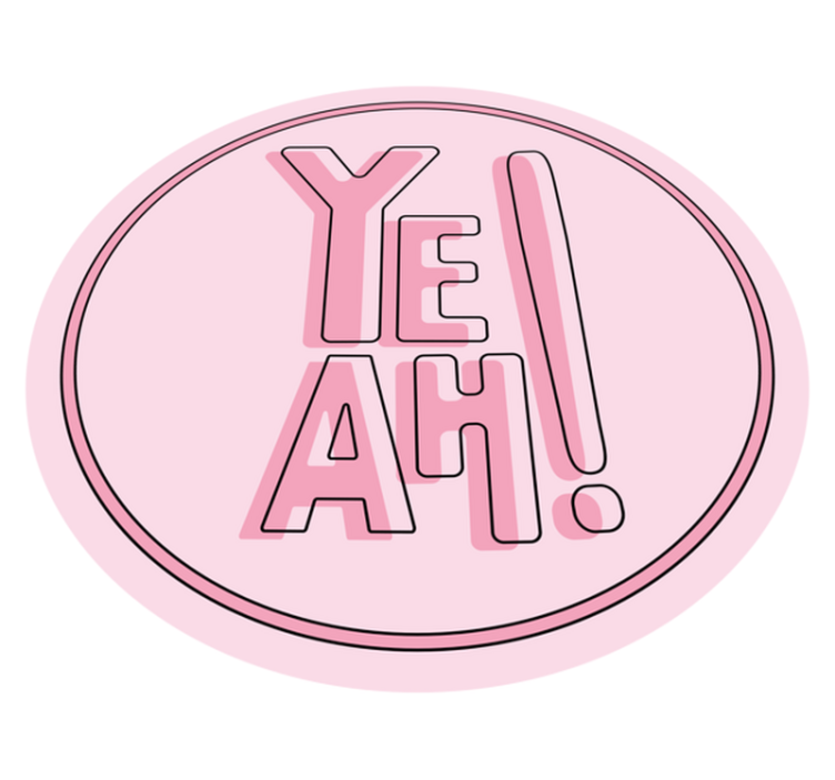 Ilmeikäs tekstimotiivi lauseke vinyylimatto - Tenstickers