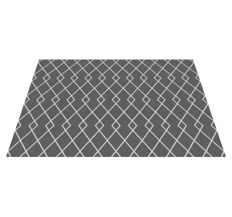 Elegantti timanttiasetelma geometrinen vinyylimatto - Tenstickers