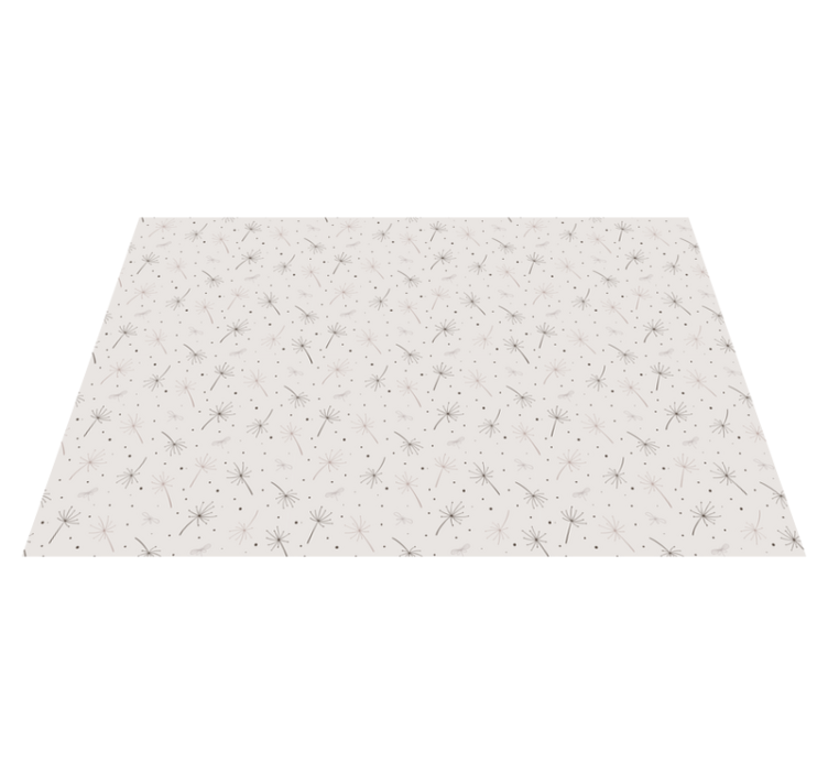 Voikukan kuvio kukka vinyylimatto - Tenstickers