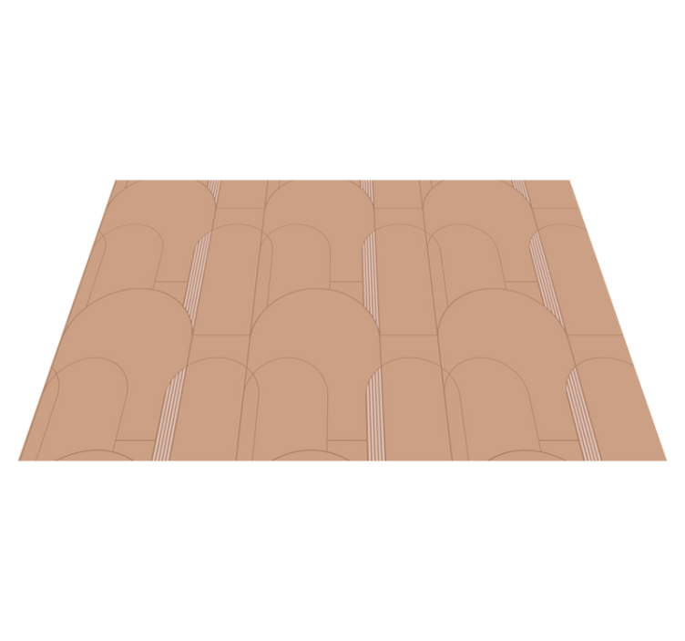 Kaaren kuviopinta vinyylimatto raidallinen - Tenstickers